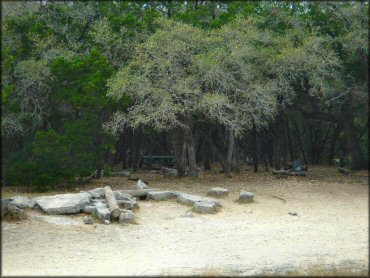 Some amenities at Emma Long Metropolitan Park Trail