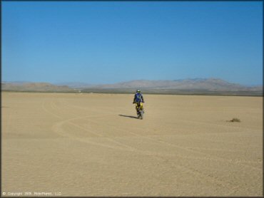 OHV at Jean Roach Dry Lake Bed Trail