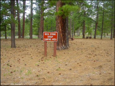 RV Trailer Staging Area and Camping at Verdi Peak OHV Trail