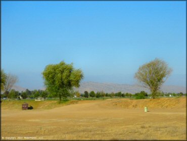 RV Trailer Staging Area and Camping at Porterville OHV Park Track