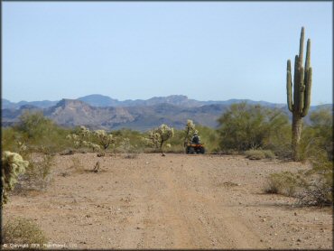 OHV at Desert Wells Multiuse Area Trail