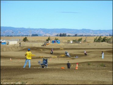 Motorcycle at Argyll MX Park Track