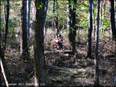 Honda CRF Off-Road Bike at Hodges Village Dam Trail