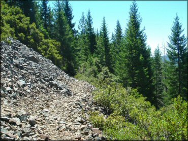 Some rocky terrain at High Dome Trail