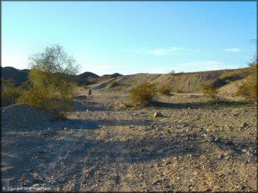 Honda CRF Motorcycle at Shea Pit and Osborne Wash Area Trail
