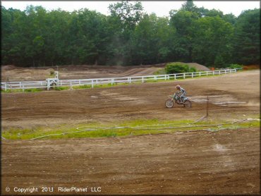 Kawasaki KX Motorcycle at Central Cycle Club Inc Track