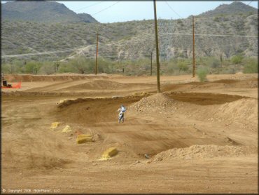 Motorcycle at Canyon Motocross OHV Area