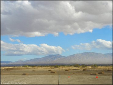 Scenic view at Lucerne Valley Raceway Track