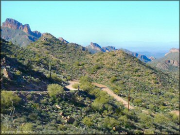 Scenic view of Bulldog Canyon OHV Area Trail