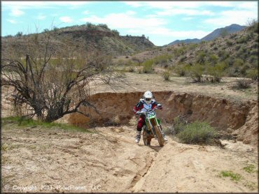 Kawasaki KX Off-Road Bike at Grinding Stone MX Track