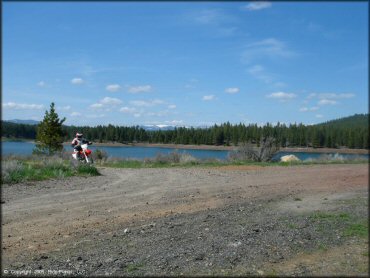 Honda CRF Dirt Bike at Boca Reservoir Trail