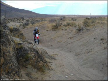 Honda CRF Motorbike at Prison Hill Recreation Area Trail