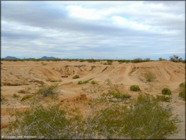 Example of terrain at Pinal Airpark Trail