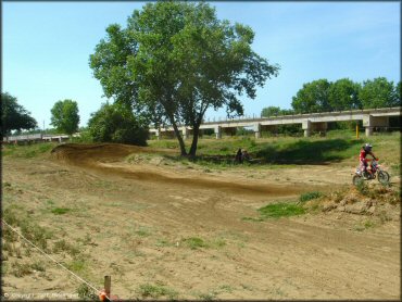 Honda CRF Dirtbike at E-Street MX Track