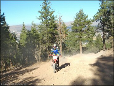 Honda CRF Motorcycle at Hunter Lake Trail