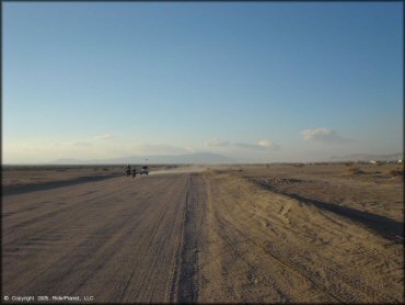 RV Trailer Staging Area and Camping at Superstition Mountain OHV Area