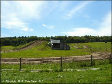Terrain example at Thornwood MX Track