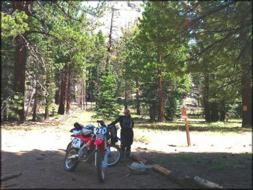 Honda CRF Dirt Bike at Kennedy Meadows Trail