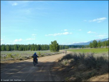 Honda CRF Motorcycle at Boca Reservoir Trail