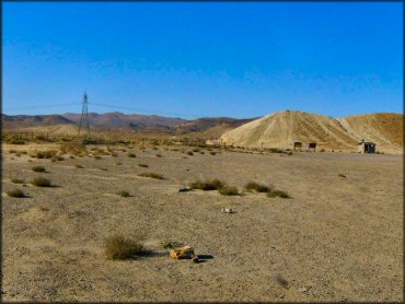 RV Trailer Staging Area and Camping at Owyhee Front Trail