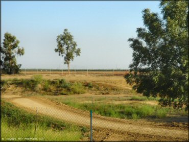 A trail at Porterville OHV Park Track