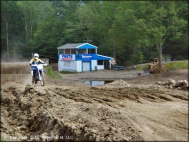 Yamaha YZ Motorcycle at Central Cycle Club Inc Track