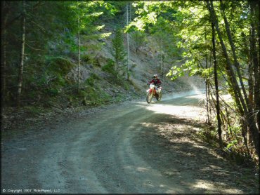 Honda CRF Motorcycle at Rattlesnake Ridge Area Trail