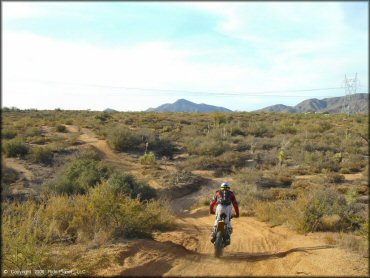 OHV at Desert Vista OHV Area Trail