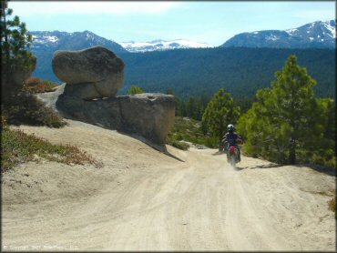 Honda CRF Motorcycle at Twin Peaks And Sand Pit Trail