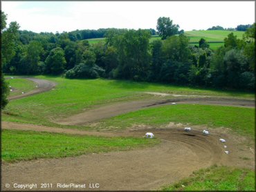 A trail at Pavilion MX OHV Area