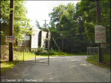 RV Trailer Staging Area and Camping at Central Cycle Club Inc Track