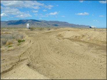 Scenic view of Battle Mountain MX Track