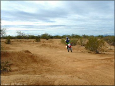 Honda CRF Dirtbike at Pinal Airpark Trail