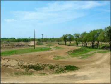 Example of terrain at Lone Star MX OHV Area