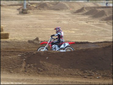 Honda CRF Motorbike at M.C. Motorsports Park Track