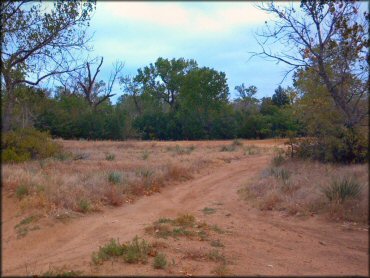 Example of terrain at Venango Park ATV Trail