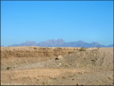 Scenic view of Robledo Mountains OHV Trail System