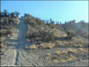 A trail at Hayfield Draw OHV Area Trail