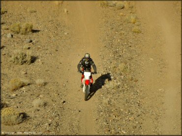 Honda CRF Dirt Bike at Mount Seigel OHV Trails