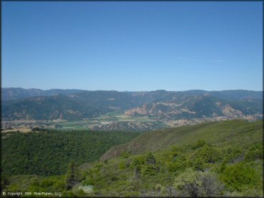 Scenic view of South Cow Mountain Trail