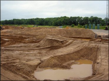 Example of terrain at Mototown USA Track