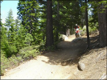 Honda CRF Motorcycle at Twin Peaks And Sand Pit Trail