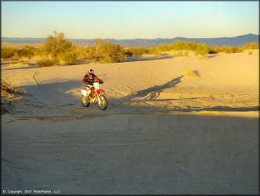 Honda CRF Dirt Bike at Rasor OHV Area
