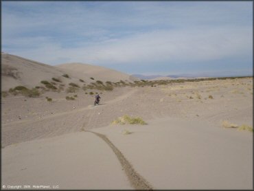 OHV at Amargosa Dunes Dune Area