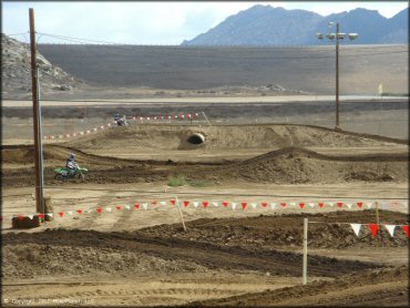 Kawasaki KX Motorbike at State Fair MX Track