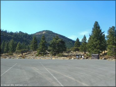RV Trailer Staging Area and Camping at Timberline Road Trail