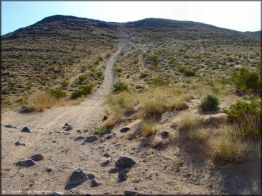 Example of terrain at Jean Roach Dry Lake Bed Trail