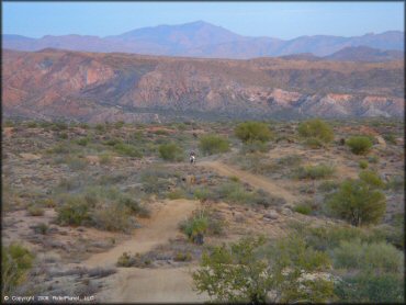 Dirt Bike at Desert Vista OHV Area Trail