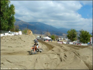 KTM Dirt Bike at Glen Helen OHV Area