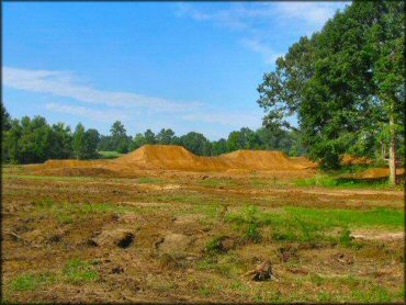 A trail at Veterans Motocross Park Track